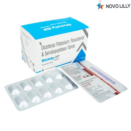 Diclofenac Potassium Paracetamol & Serratiopeptidase Tablets