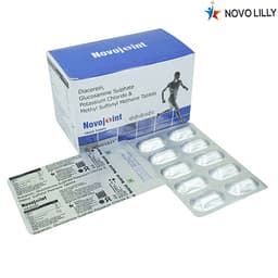 Diacerein Glucosamine Sulphate Potassium Chloride Methyl Sulfonyl Methane Tablet