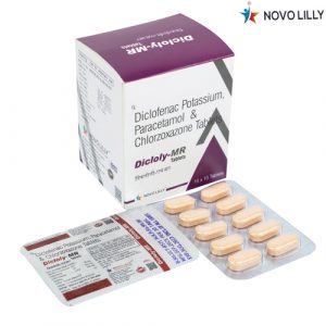 Diclofenac Potassium Paracetamol & Chlorzoxazone Tablets