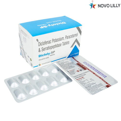 Diclofenac Potassium Paracetamol & Serratiopeptidase Tablets