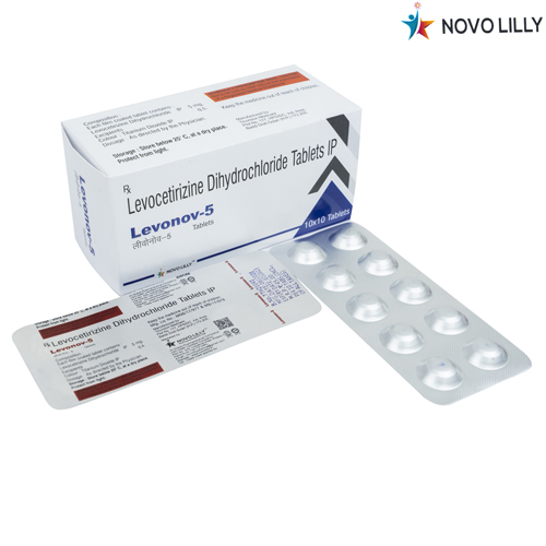 Levocetirizine Dihydrochloride Tablets IP 5mg